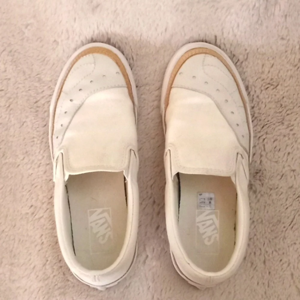 Vans Classic Sk8 Qter Slip on Overply with Leather Suede Accent Overlays